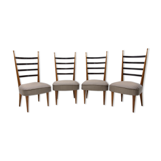 Dining chairs by Josef Pehr, Czechoslovakia, 1940s