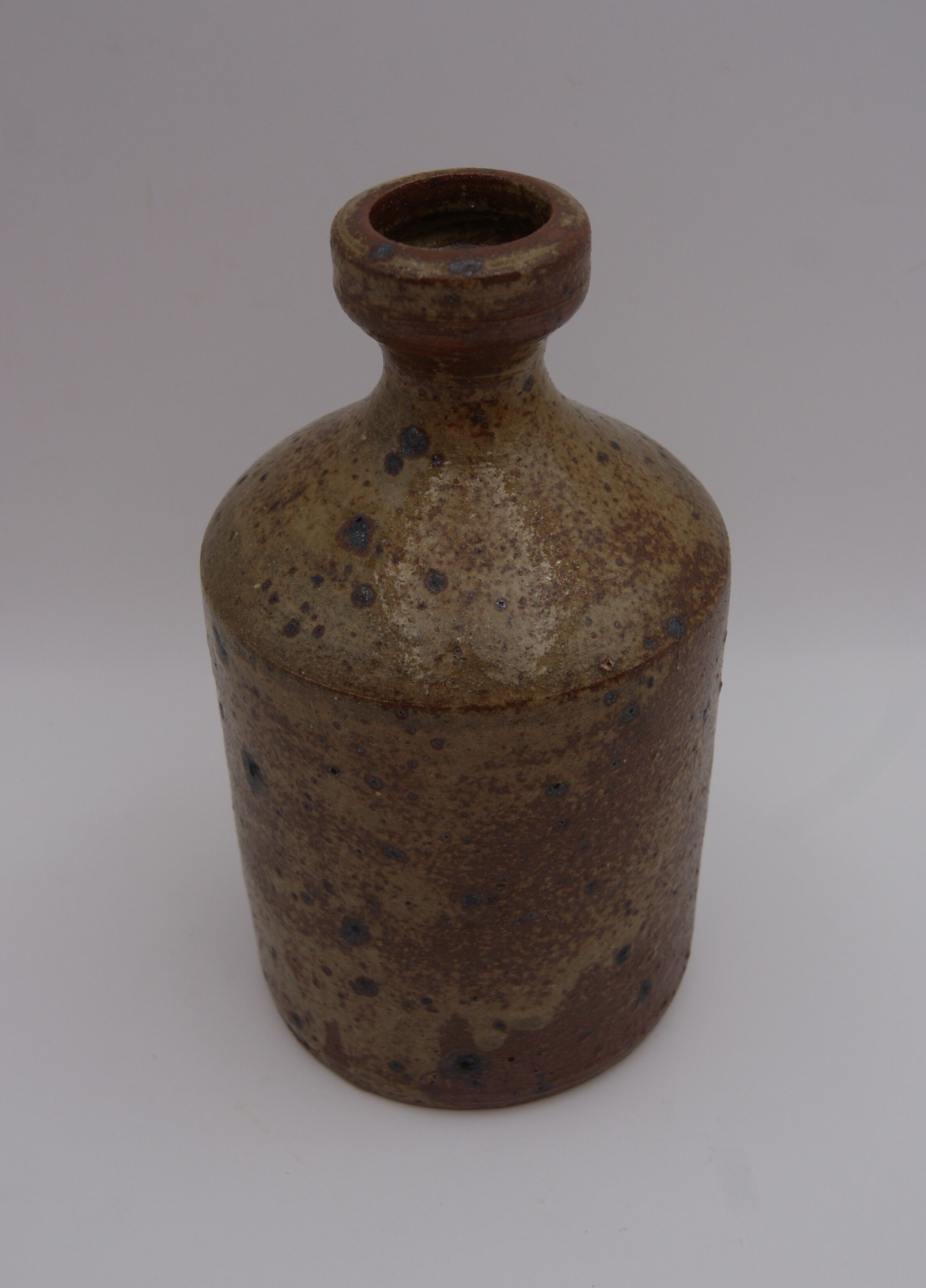 Vintage pyrity stoneware bottle