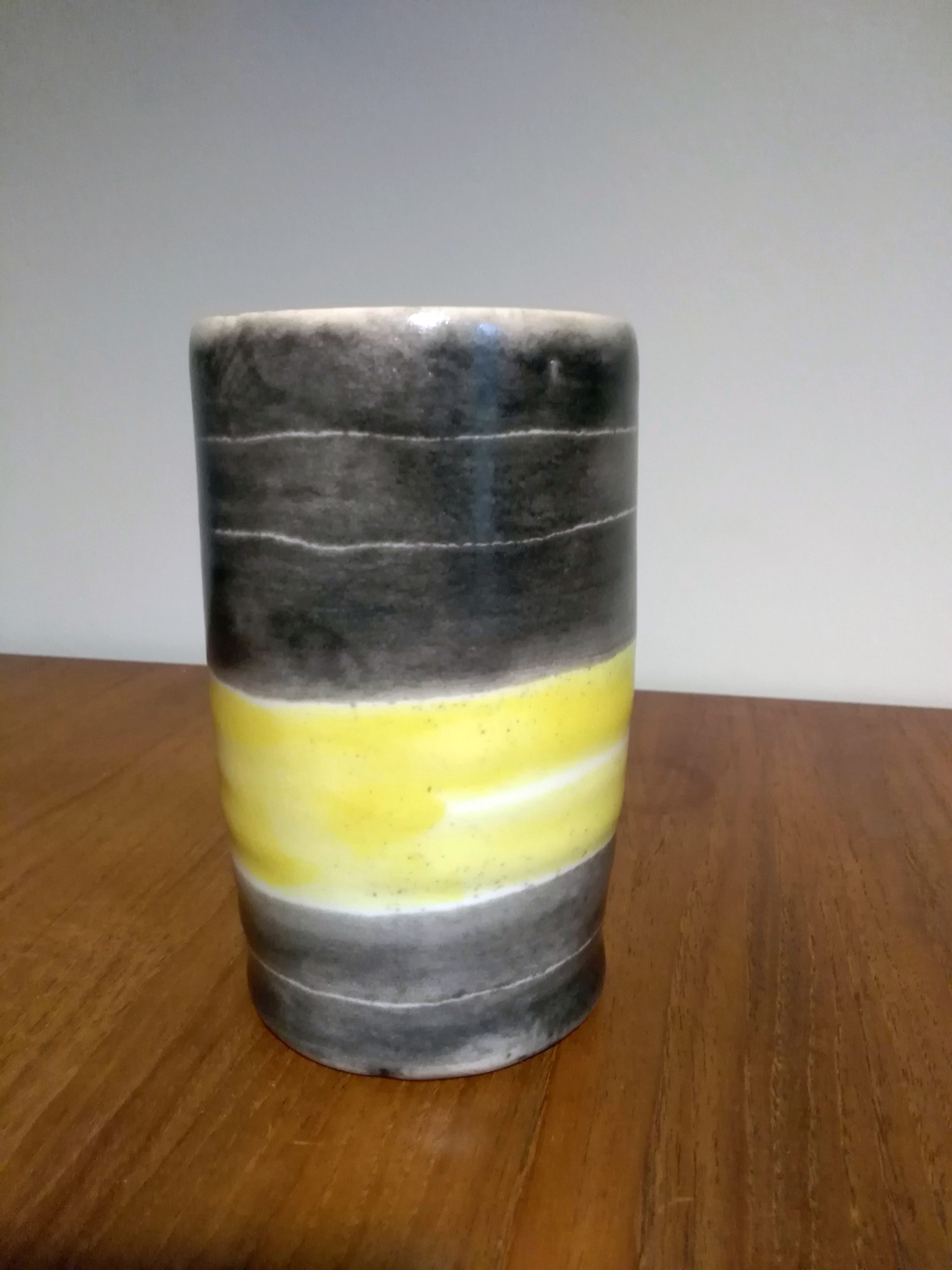 Ceramic mug by Mado Jolain 50s