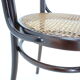 Chaise en hêtre courbé des années 1930 avec siège Pedig, Autriche