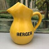 Vintage yellow carafe pitcher