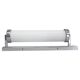 1930s Bauhaus tubular wall light, chrome & glass, Czechoslovakia