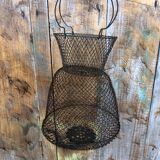 Old Fishing Net Vintage Foldable Metal Basket