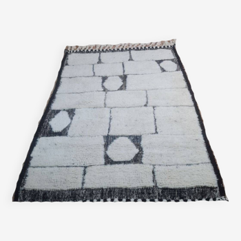 Handmade wool Berber rug 150 X 100 CM