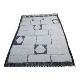Handmade wool Berber rug 150 X 100 CM