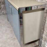 Bahut vintage industrial 100% metal / chrome