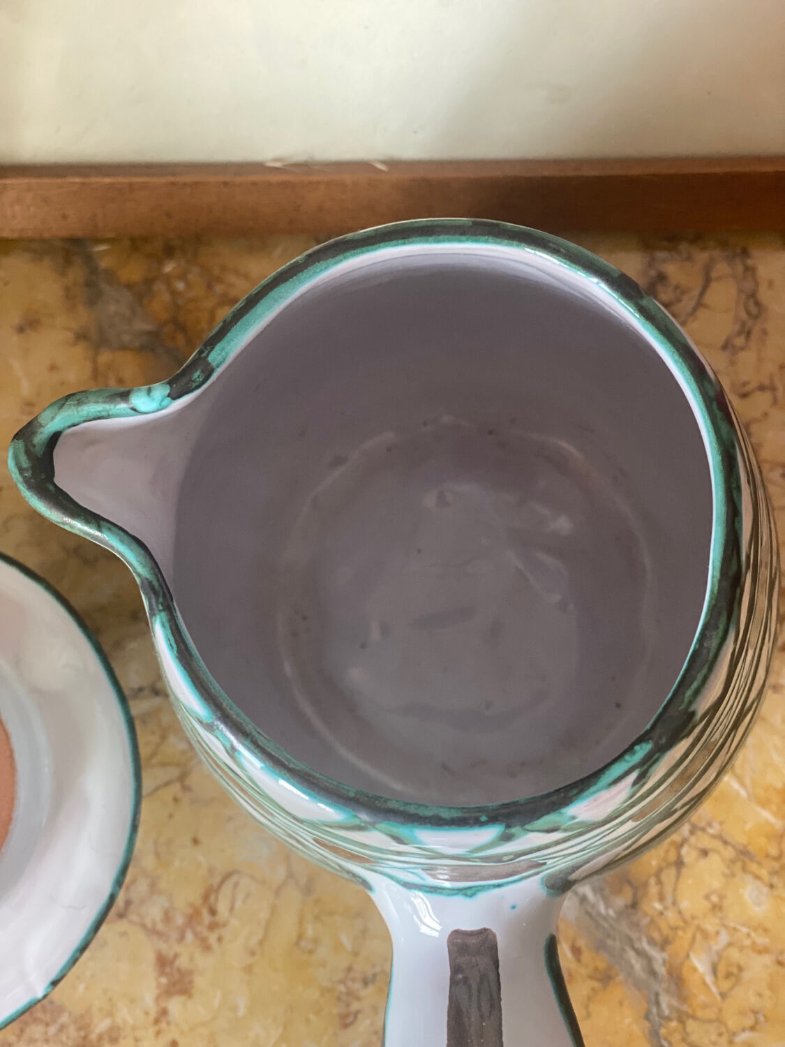 Vallauris vintage ceramic chocolatier signed Robert Picault