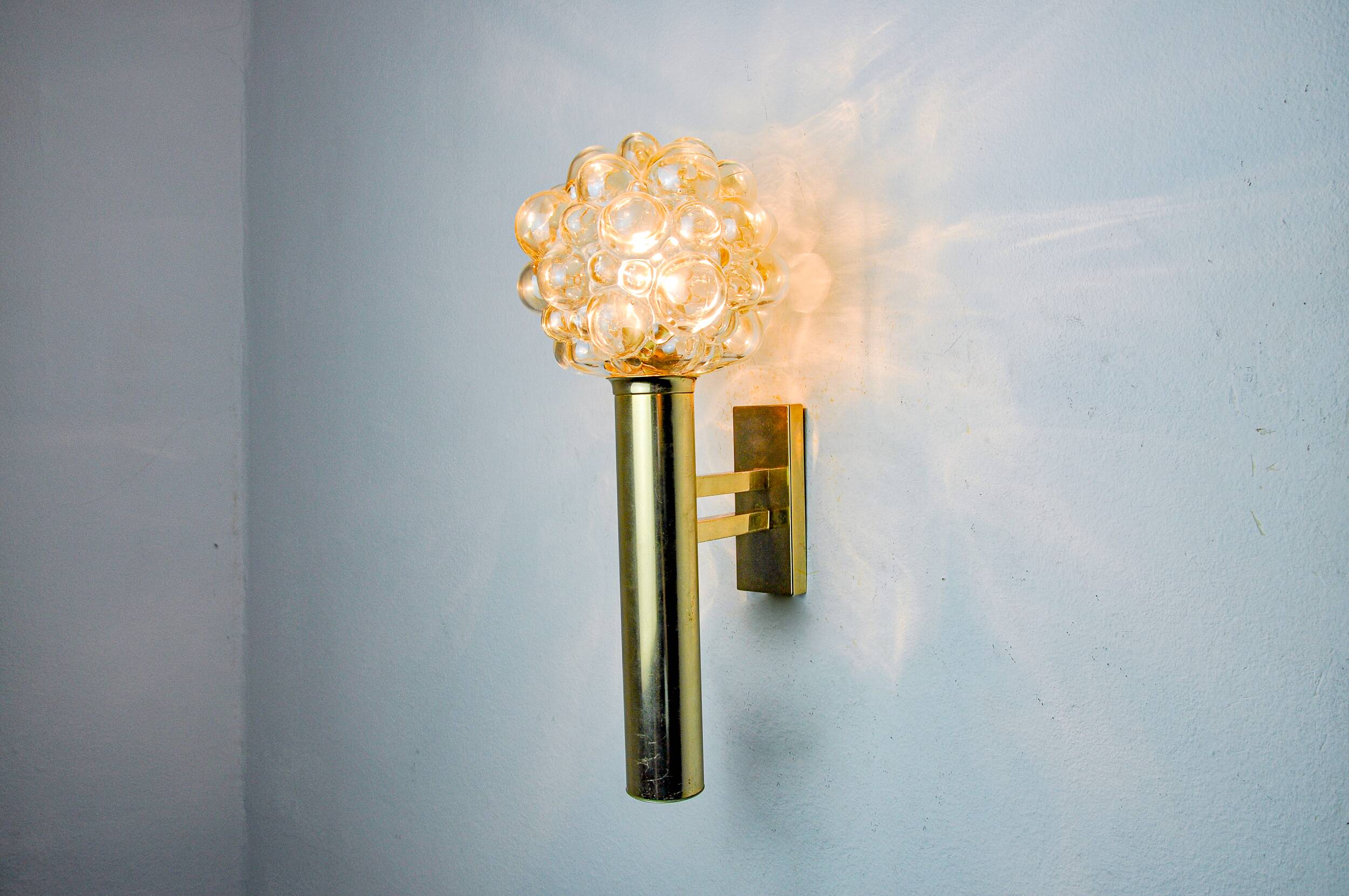 Bubbles Wall Lamp by Helena Tynell for Limburg, Germany, 1970s