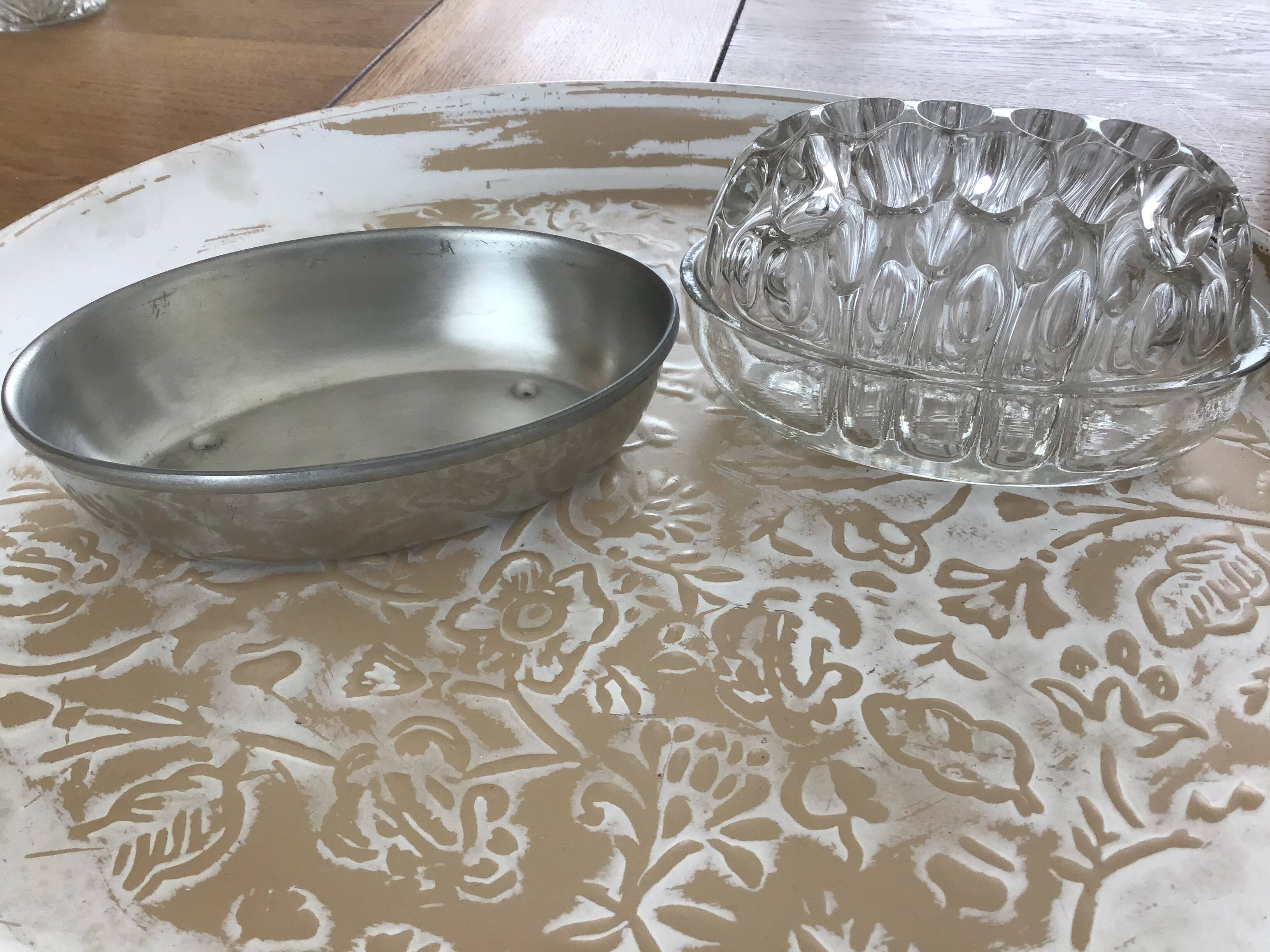 Pique fleur complet verre etain