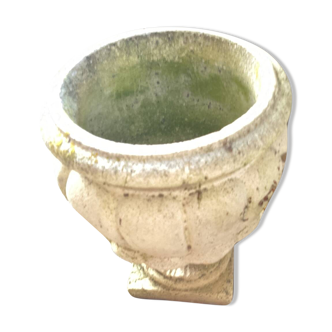 Vase Médicis en pierre vintage
