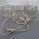 Glass Cube Lamps from Peill & Putzler, 1970s, Set of 2