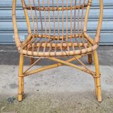 Rattan armchair 1960