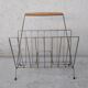 Vintage metal magazine holder 50s