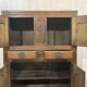 19th century Breton 4-door chestnut sideboard