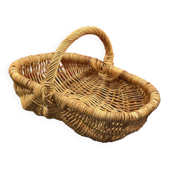 Old small wicker basket popular art tbe