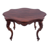 Neorococo Walnut Table, Scandinavia, Around 1880
