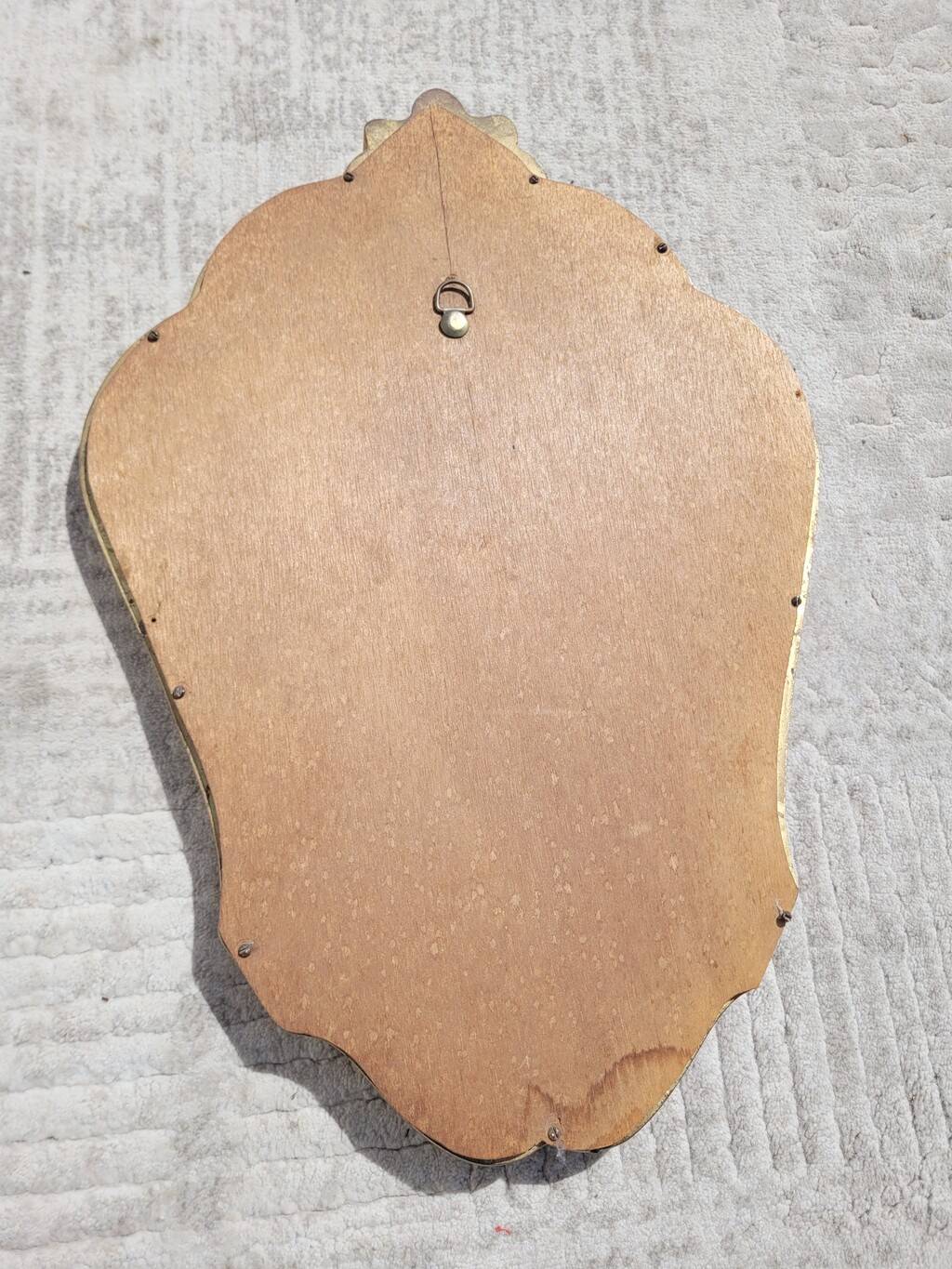 Vintage Louis XV style gold mirror 34.50cm