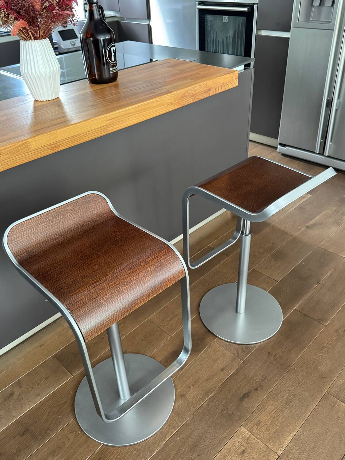 Paire de tabourets design « LEM S79 » par Shin & Tomoko Azumi pour La