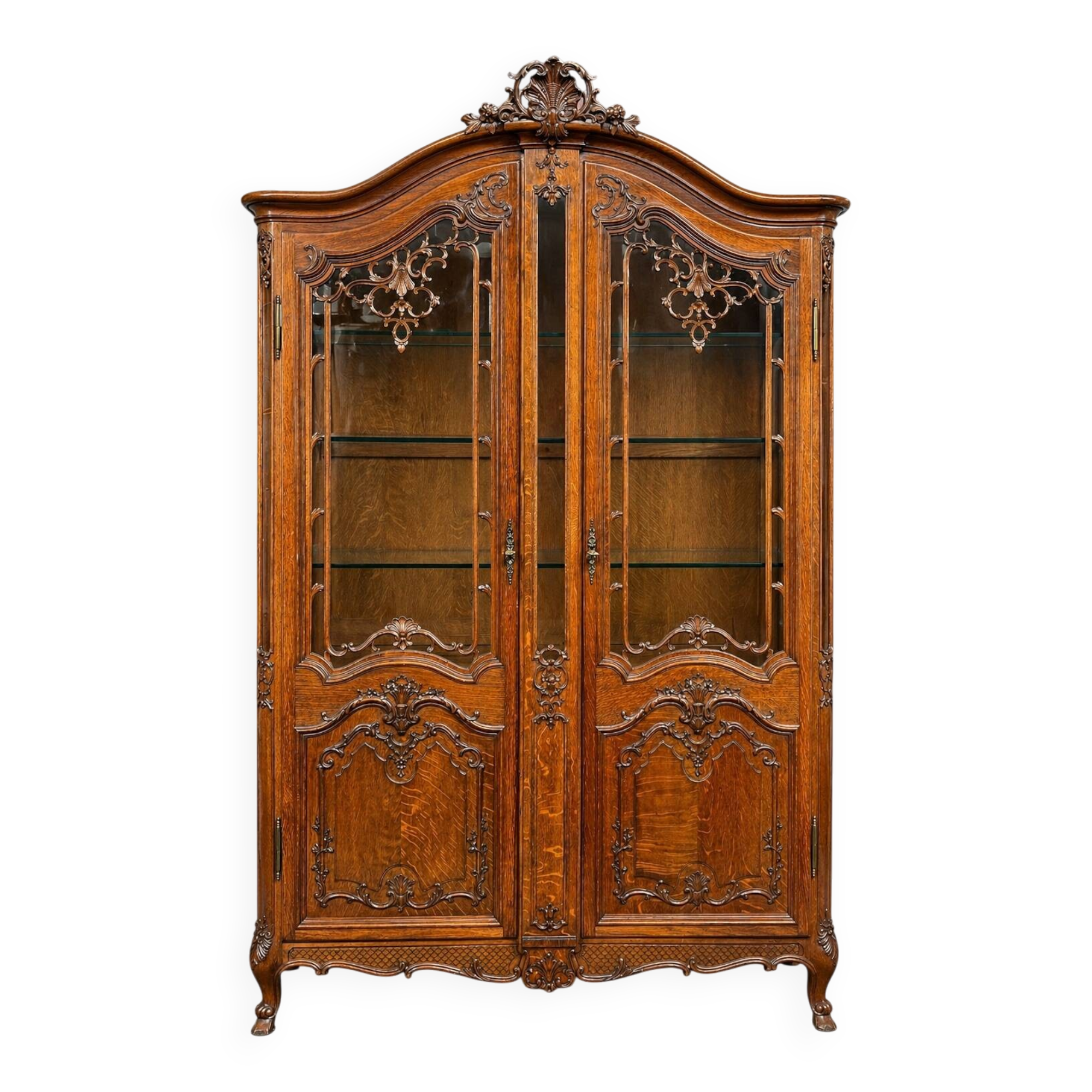 Regency style display cabinet.