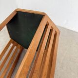 1930s star-inlaid side table
