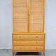 Vintage design rattan webbing cabinet 'Bohemian nature'