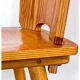 Vintage brutalist pine chairs
