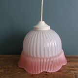 Pendant lamp with glass shade