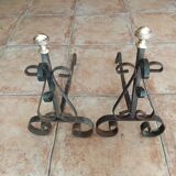 Pair of andirons