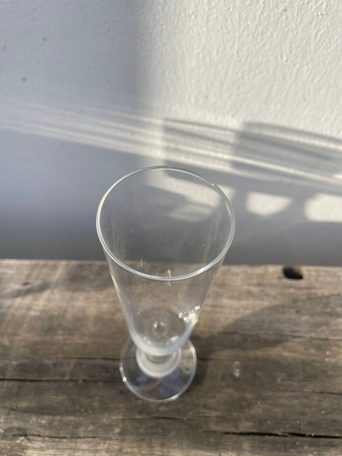 Baccarat crystal champagne glass