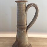Vintage stoneware candle holder
