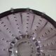 Amethyst vintage glass cactus vase