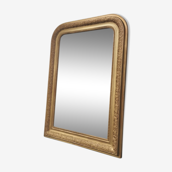 Mirror 93 x 66 cm Louis Philippe old gold