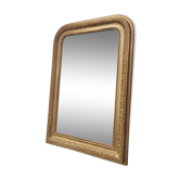 Mirror 93 x 66 cm Louis Philippe old gold