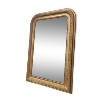 Mirror 93 x 66 cm Louis Philippe old gold