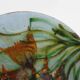 Decorative ceramic wall plate with fish decoration by Puigdemont.