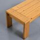 Pine coffee table Les Arcs, circa 1970