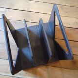 Plastic vinyl record holder, Standy Esselte, vintage 1980s