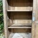 Oak wardrobe with sliding doors from the 1930s.