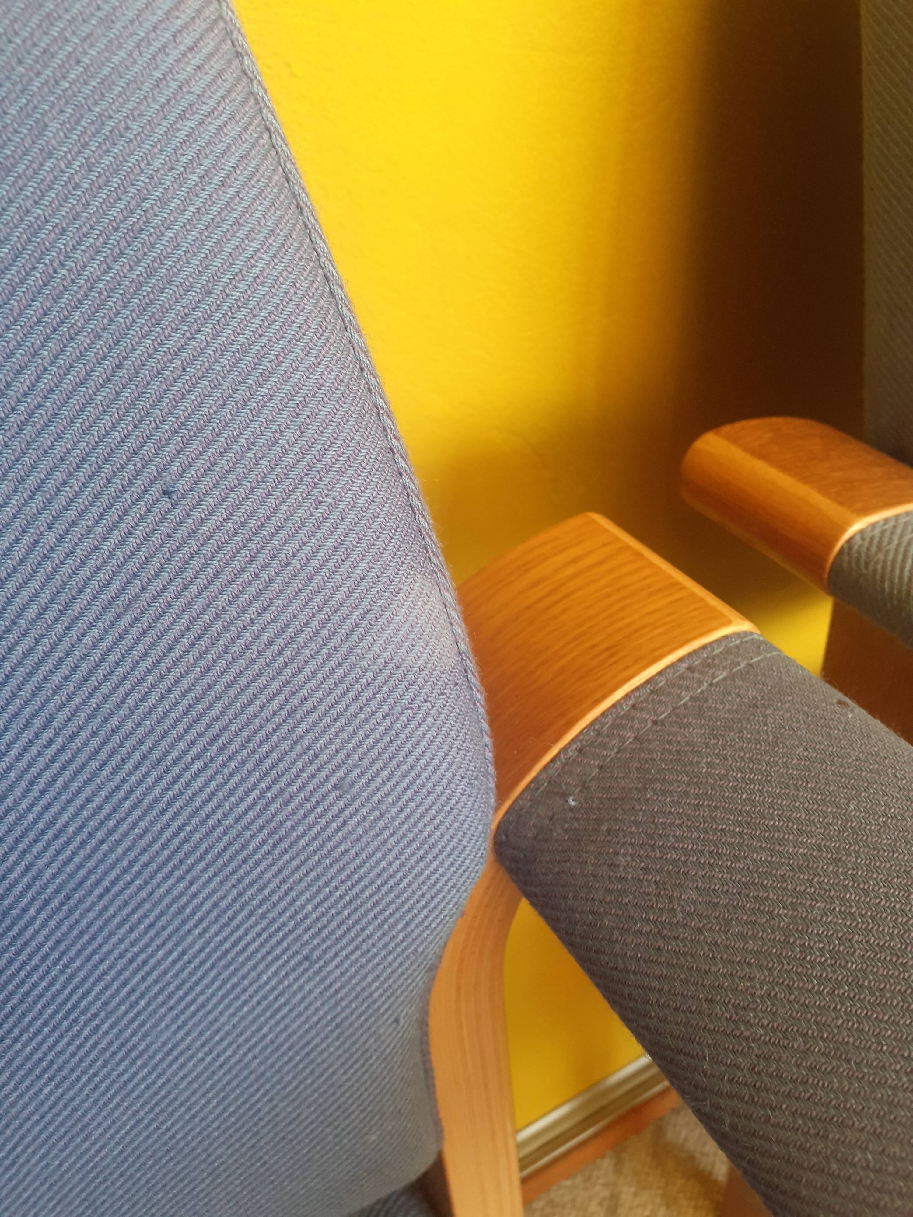 Pair of Danish armchairs, design Thygesen and Sorensen, edition Magnus Olesen