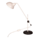 Tilting desk lamp in white metal 1960.