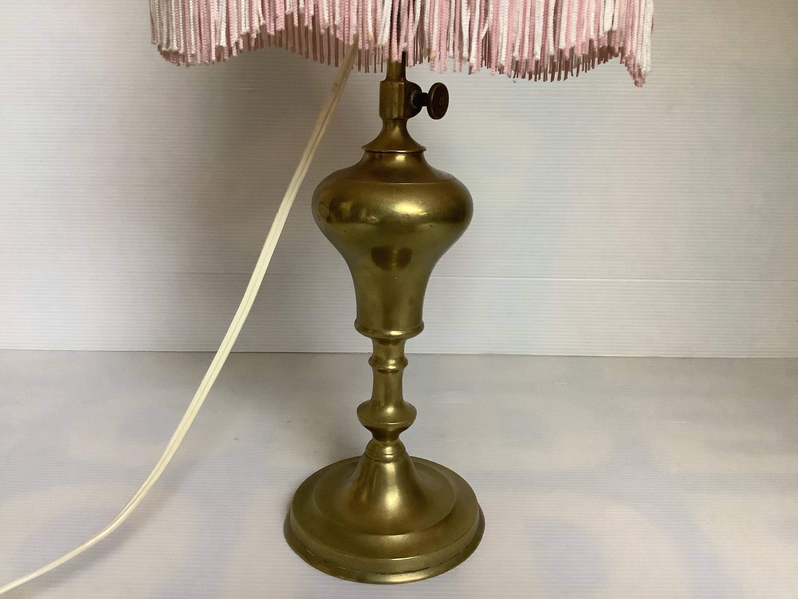 Old brass lamp