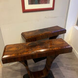 Art Deco pair of consoles