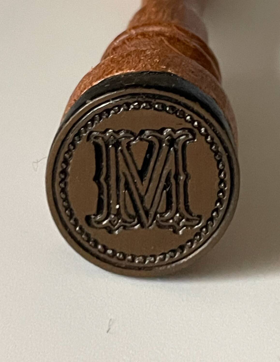 Seal, wax stamp “M”