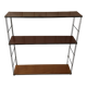 String shelf in wood and iron