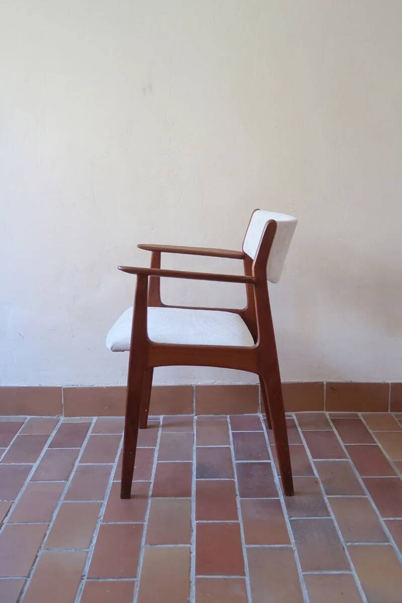 Fauteuil scandinave vintage en teck, années 60