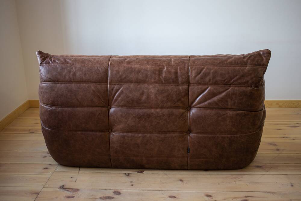 Togo 2 -seater sofa in dubai brown leather