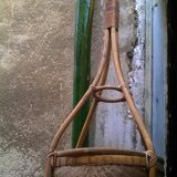 Rattan hanging planter