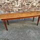 Large bistro café table Alsatian winstub restaurant 1930