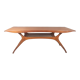 Teak & Fluted coffee table by Olav Laupsa for Sola Møbler, Vintage Norwegian 1960s