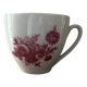 Superb Singer Limoges pink floral porcelain cup
